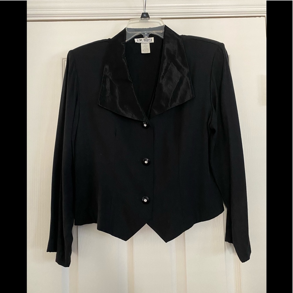 JW Treci Vintage Dressy Collared Jacket Sz 12